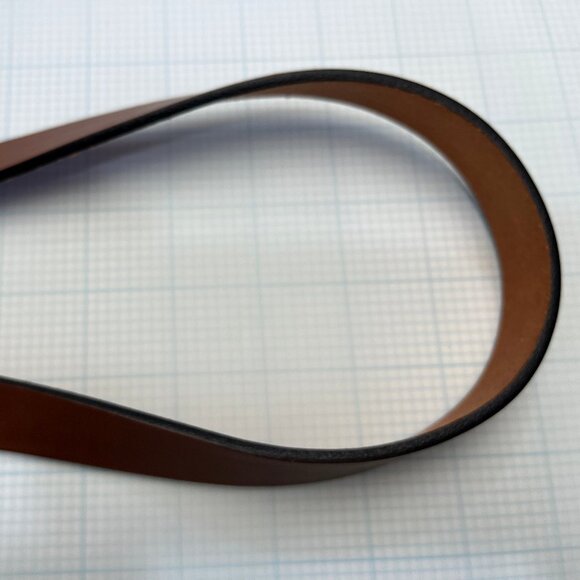 Women's Coach Belt - Made in Italy - Size X-Large. Medium Brown - Picture 2 of 3